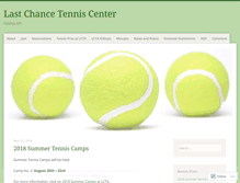 Tablet Screenshot of lctenniscenter.org